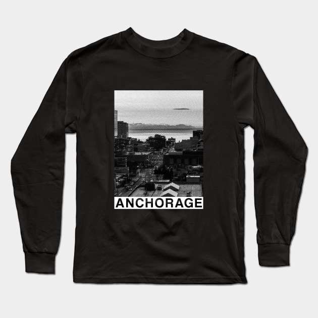 Anchorage Alaska United States Long Sleeve T-Shirt by Arty Apparel